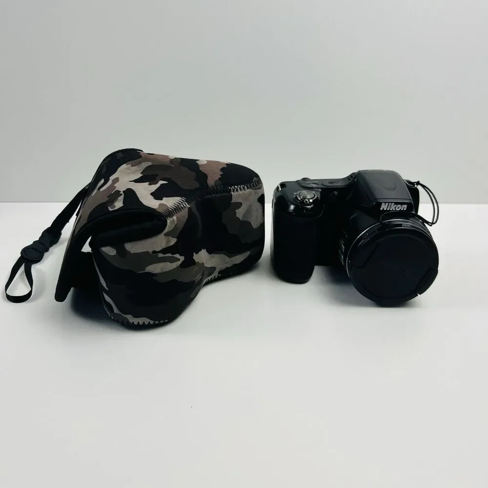 Nikon Coolpix L820 16.0MP Digital Camera, Battery Door Doesn't Close TESTED READ